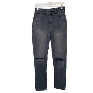 American Eagle Black Straight Leg Jeans 2